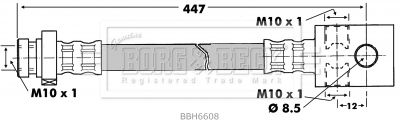 BORG & BECK Jarruletku BBH6608